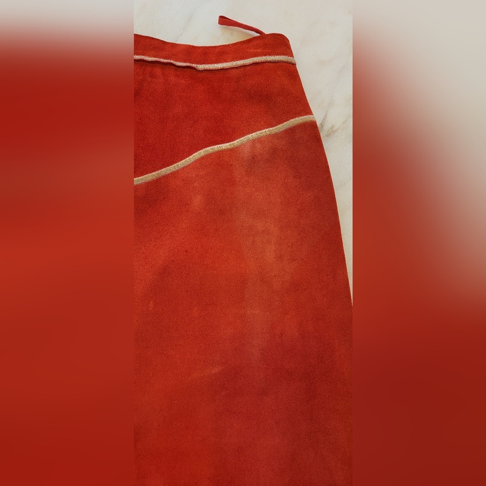 Rare Vintage Bonnie Cashin Leather Skirt - Picture 9 of 15